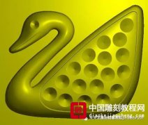 小天鵝飾品浮雕教案—北京精雕教程